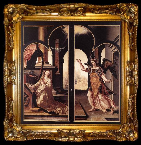 framed  HEEMSKERCK, Maerten van Annunciation sg, ta009-2